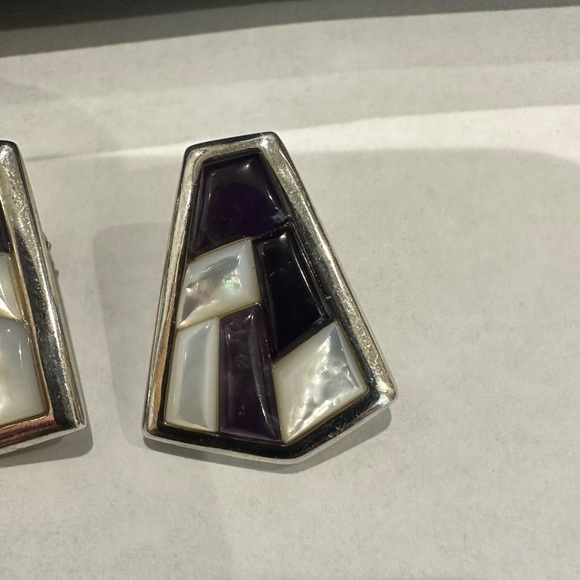 Dtr china earrings ss 925 mother of Pearl - Picture 7 of 8